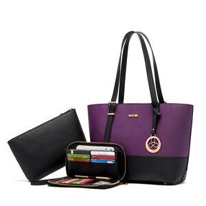2333 Purses And Wallets Set Tote Satchel Handbags Shoulder Bag Top Handle